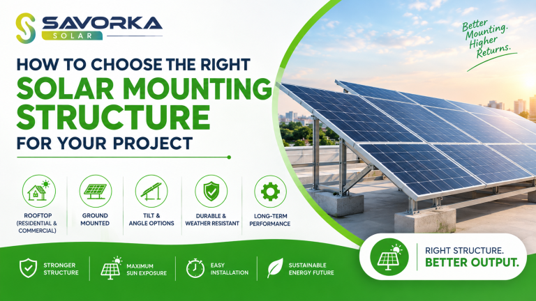 How to Choose the Right Solar Mounting Structure for Your Project
